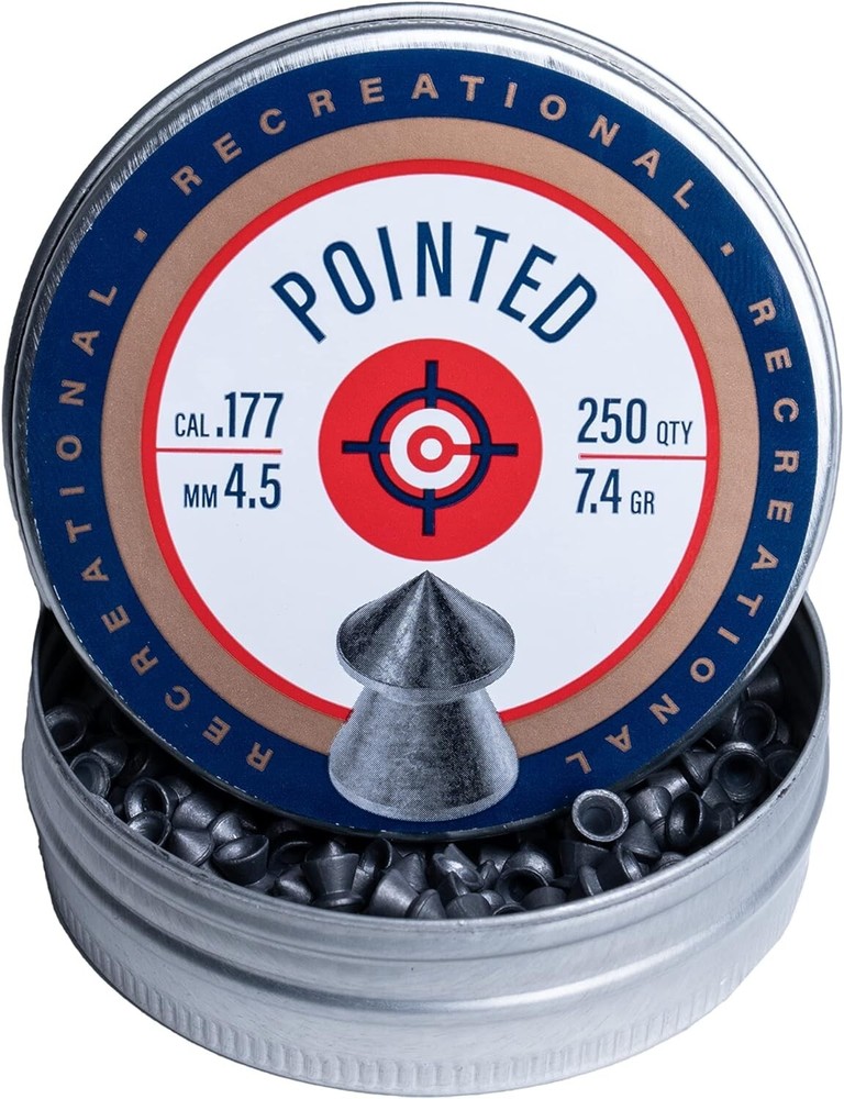 Crosman P177 .177-Caliber Pointed Pellets (250-Count)