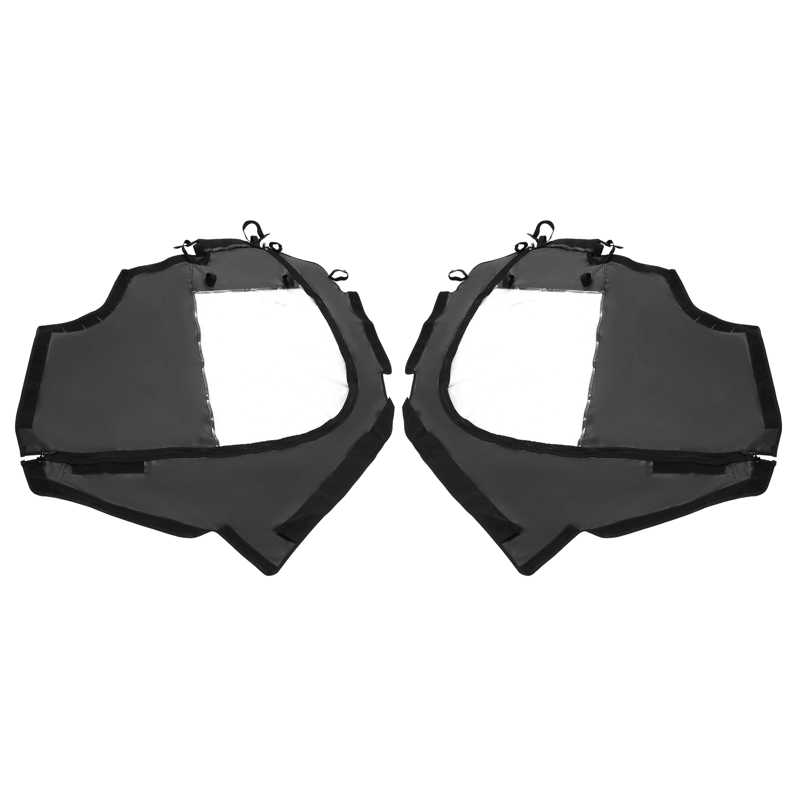 4PCS Fit Can-Am Commander 800 1000 11-20 Soft Doors & Rear Panel Enclosures