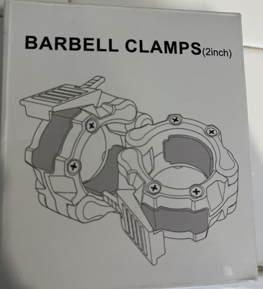 Udoo Olympic Multifunctional Barbell Clamps Collars 2Inch
