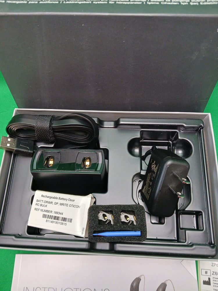 ZPower Rechargeable System For Hearing Aids New Open Box