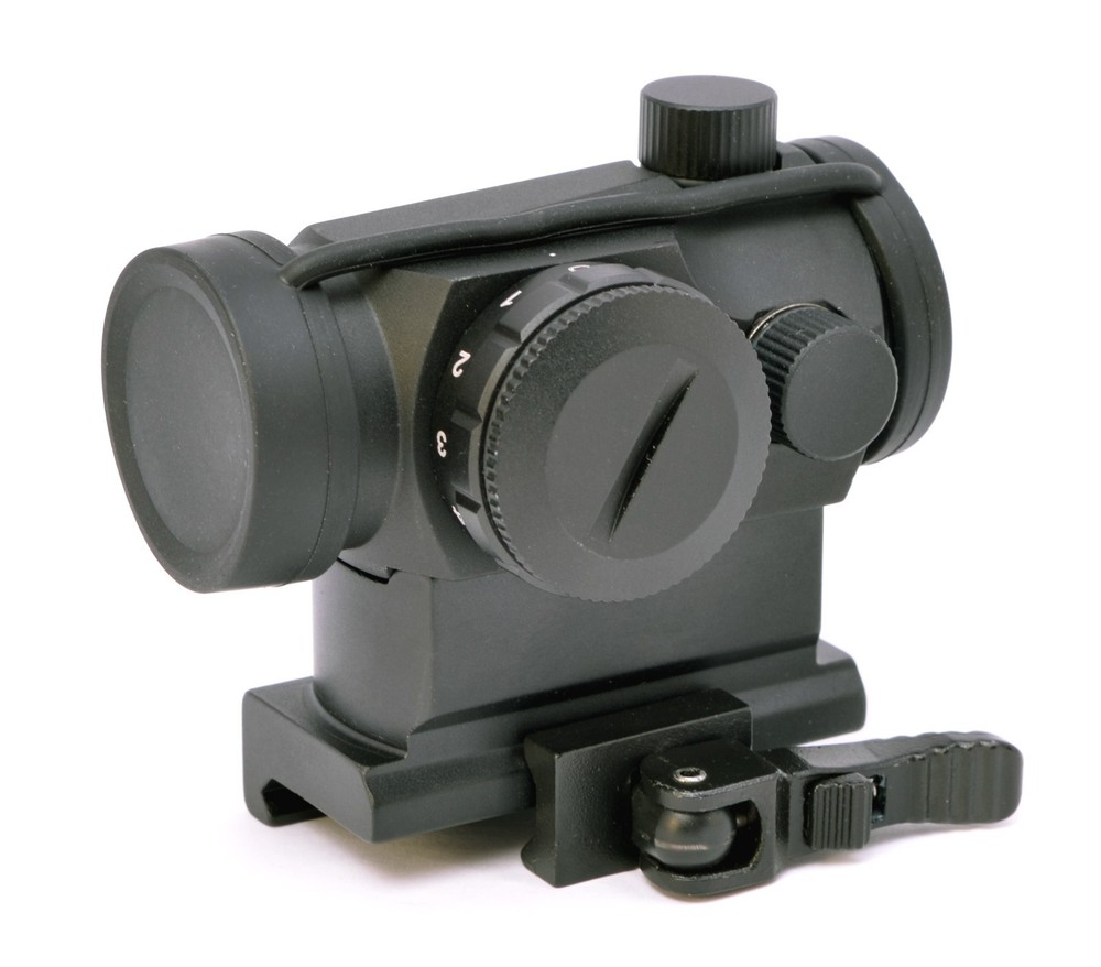 Hammers Mini Compact Red Dot Scope Scope Sight with Riser Mount QD Cam Lever
