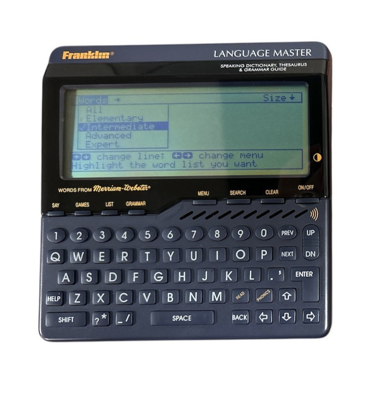 Franklin LM-6000b Language Master (With Case)