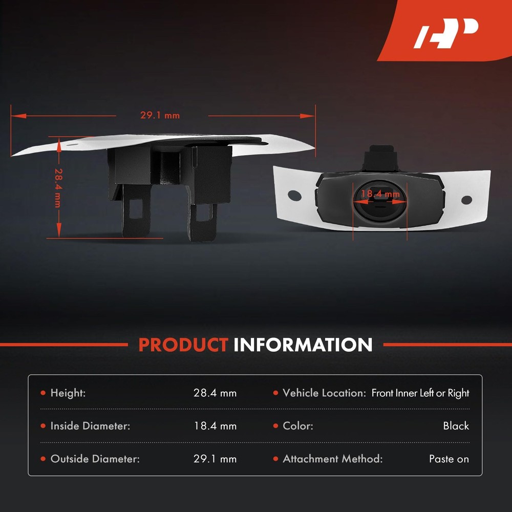 A-Premium Front Inner Left or Right Parking Assist Sensor Retainer Bezel...