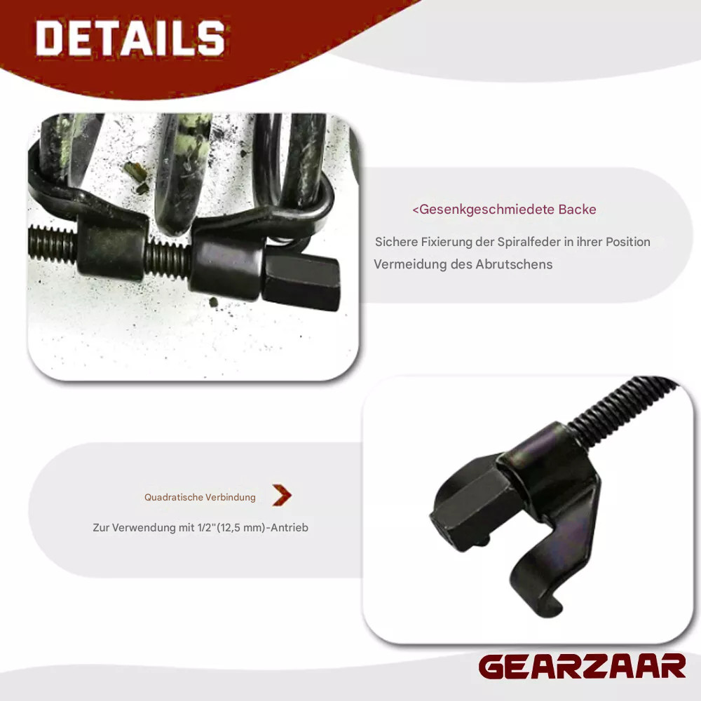 380mm spring compressor set strut tensioning tool tuning lowering 2pcs car