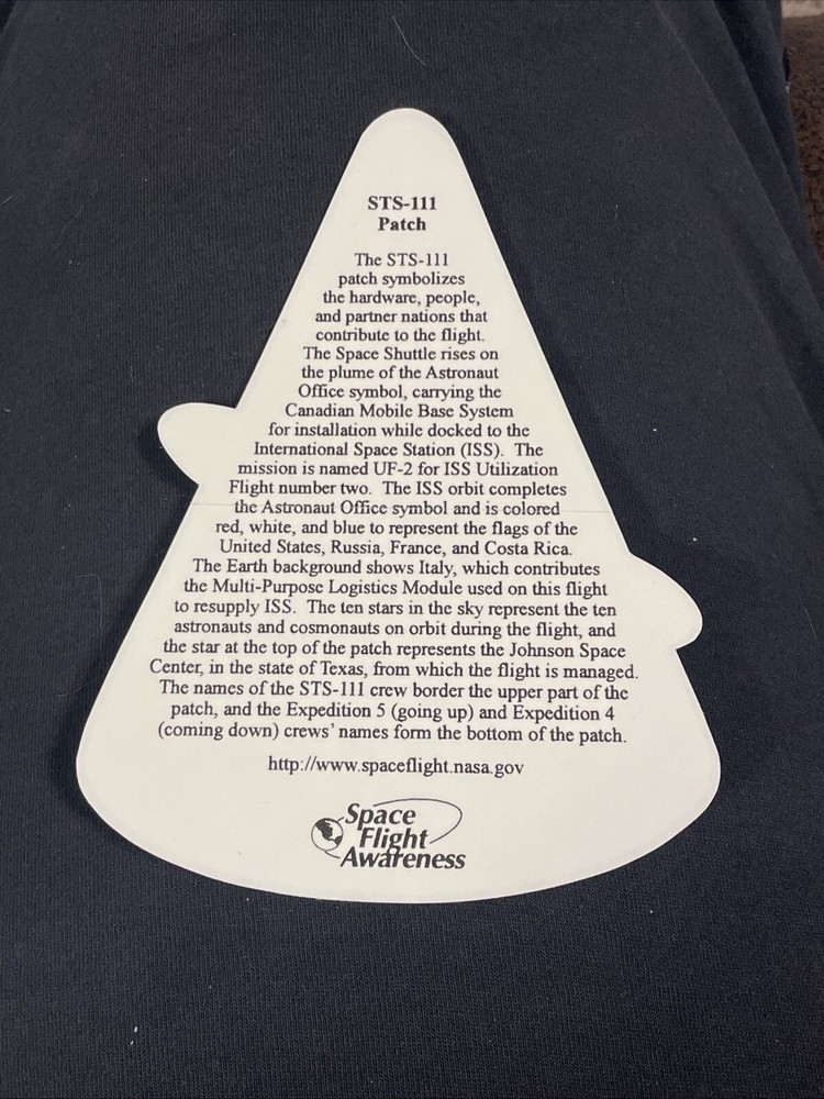 STS-111 Mission Decal sticker