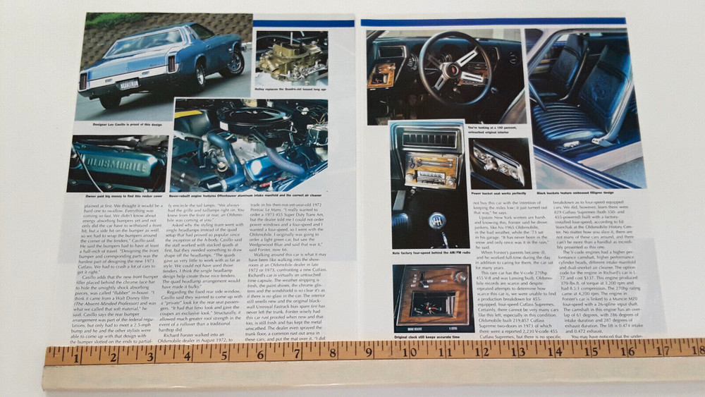 1973 OLDSMOBILE CUTLASS ORIGINAL 2005 ARTICLE