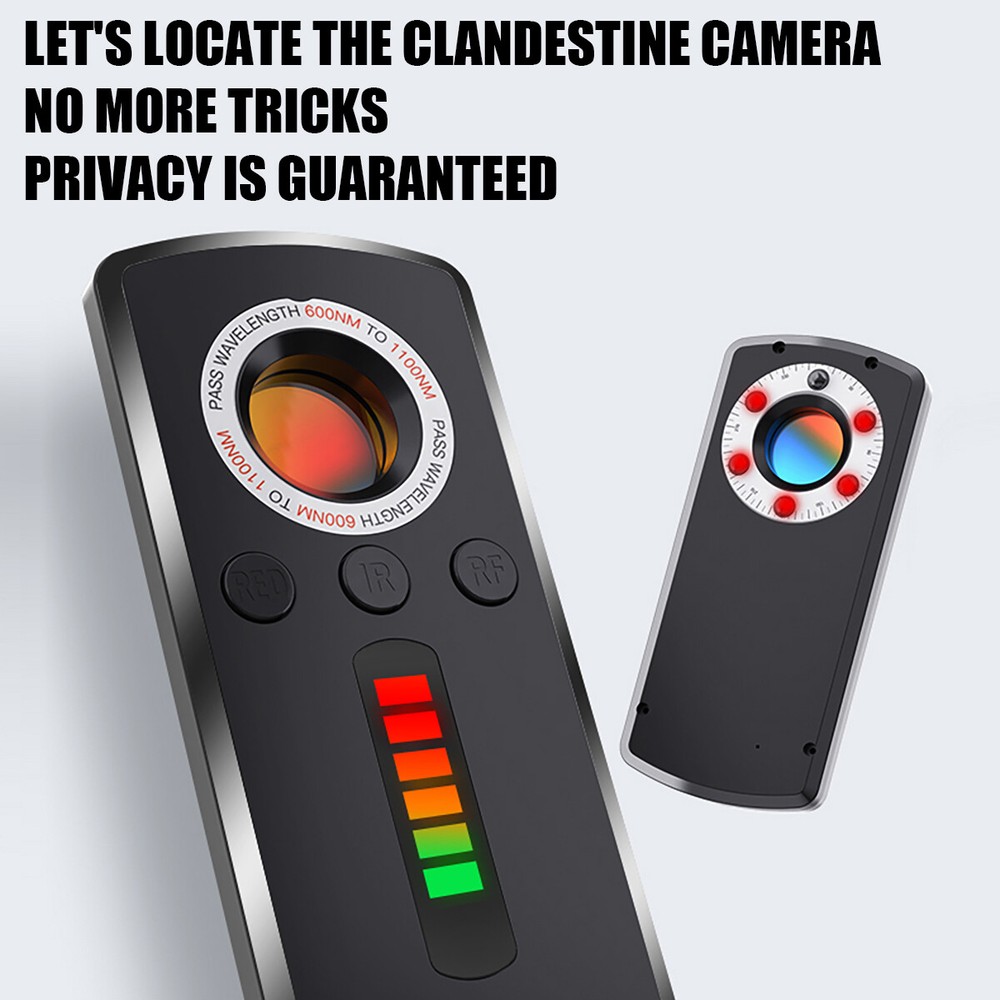 Mini GPS Tracker Finder Scanner Device Anti-Spy Hidden Camera Wireless Detector+