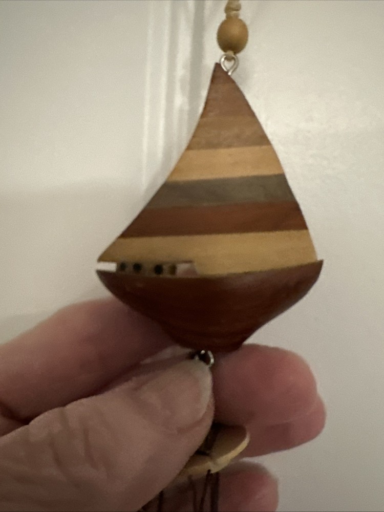 Wind chime. Sailboat