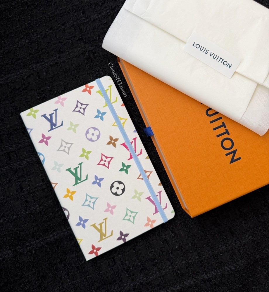 Auth Louis Vuitton LV x TM Monogram Multicolor Jane Notebook MM - Gl1301