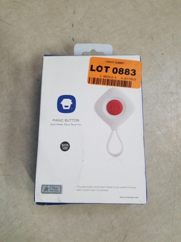 CHUANGO SOS-100 WIRELESS ALARM PANIC BUTTON PENDANT