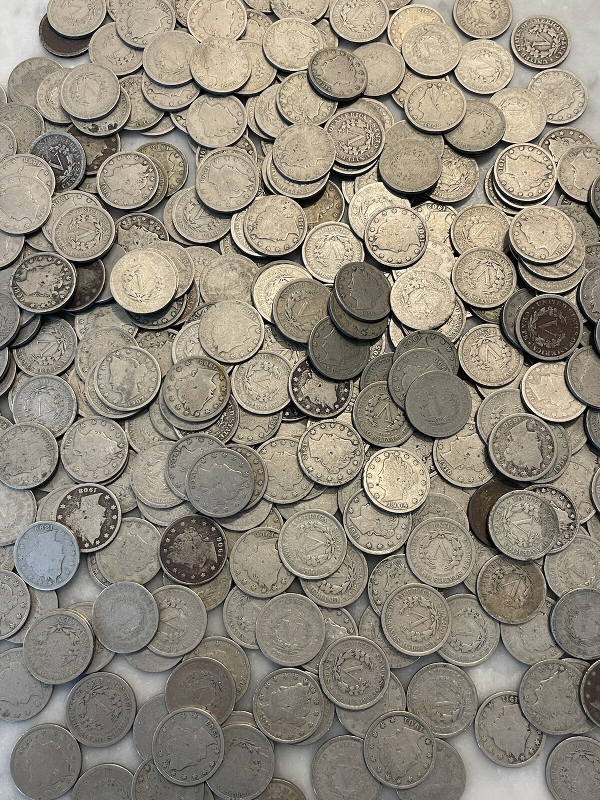 [Lot of 40] V Nickels Liberty Head - Full Readable Dates - Choose How Many Lots!
