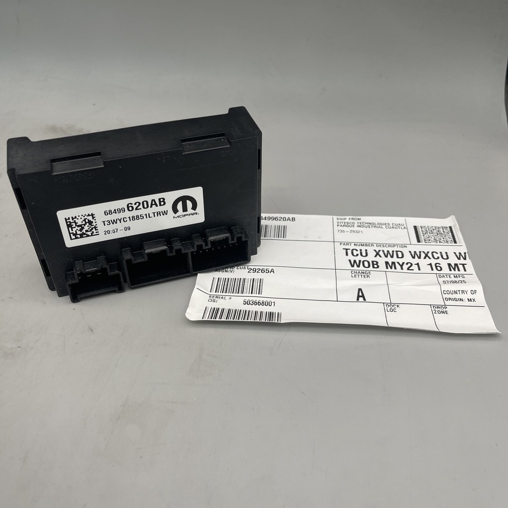 OEM MOPAR Jeep Grand Cherokee & DURANGO TRANSFER CASE CONTROL MODULE 68499620AB
