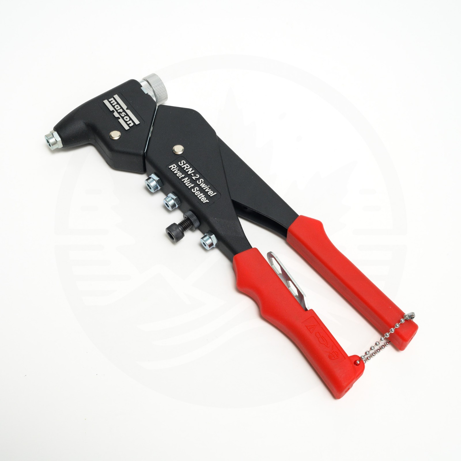 Marson Swivel Head Rivet Nut Setter SRN-2 Klik Turn Mandrels and Nosepiece 39400