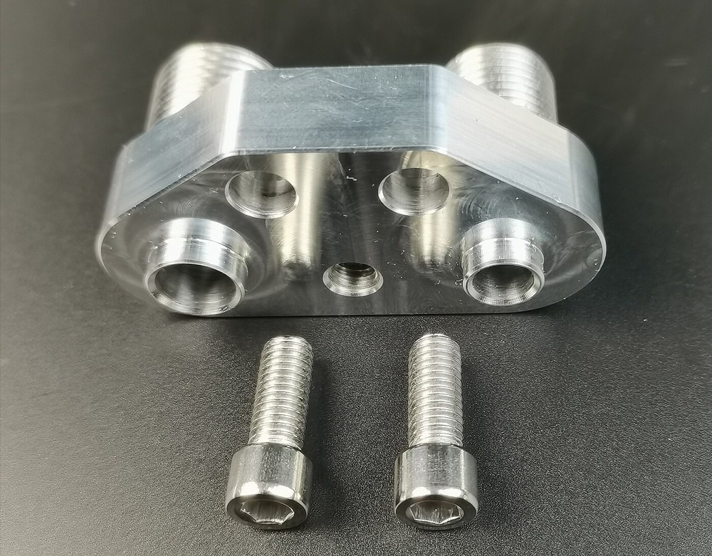 AC Compressor Adapter fitting Sanden SD7B10 7176 Billet