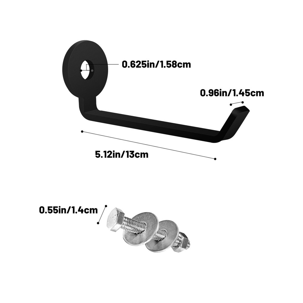 Squat Rack Barbell Holder, 4pcs Hook Attachments - Power Rack Storage Accesso...