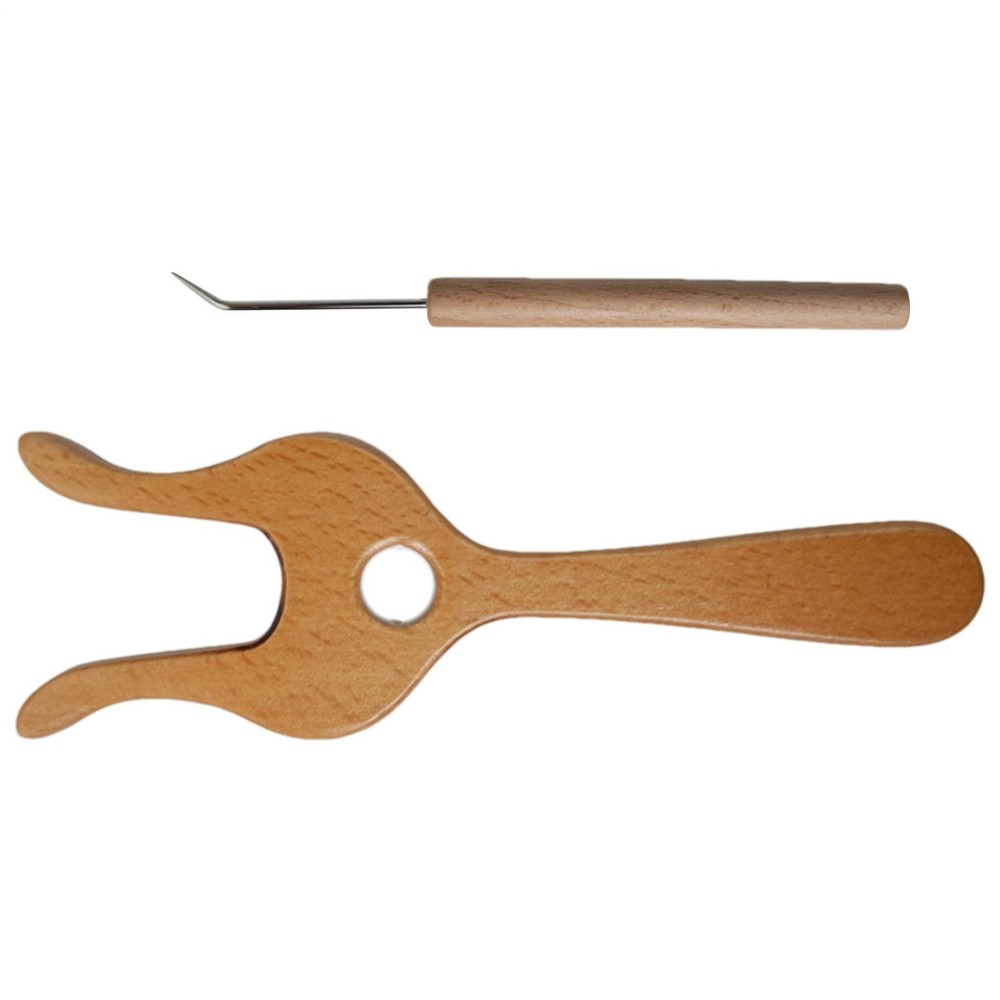Knitting Fork Loom Hook Bone Lucet Knitting Fork Braiding Tool Making Weaving