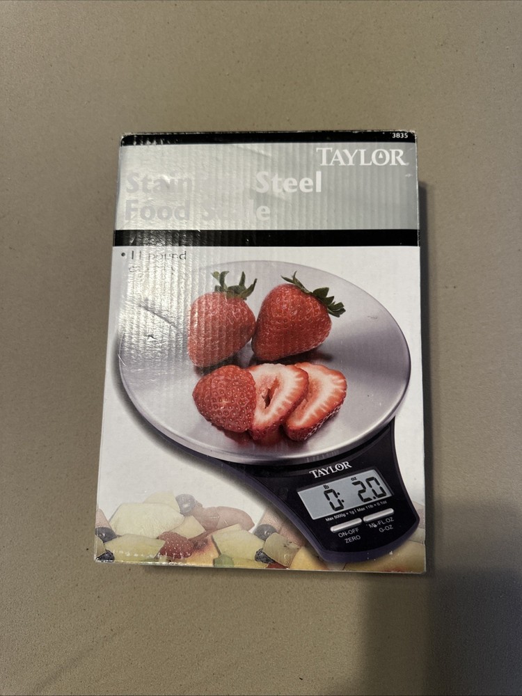 Taylor Slimline Digital Kitchen Scale-11 pound capacity