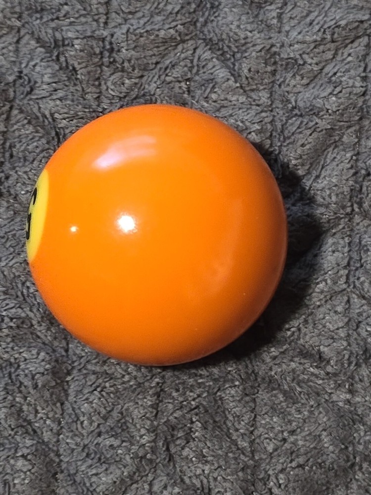 🎱Vintage Replacement Belgian (#5) Pool Ball~Billiards Solid Orange Ball 2"