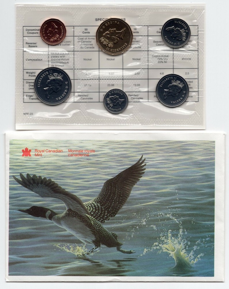 1990 Canada PL Uncirculated Proof Like Coin Set