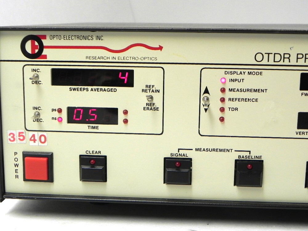 OPTO Electronics TDR20 OTDR Processing System