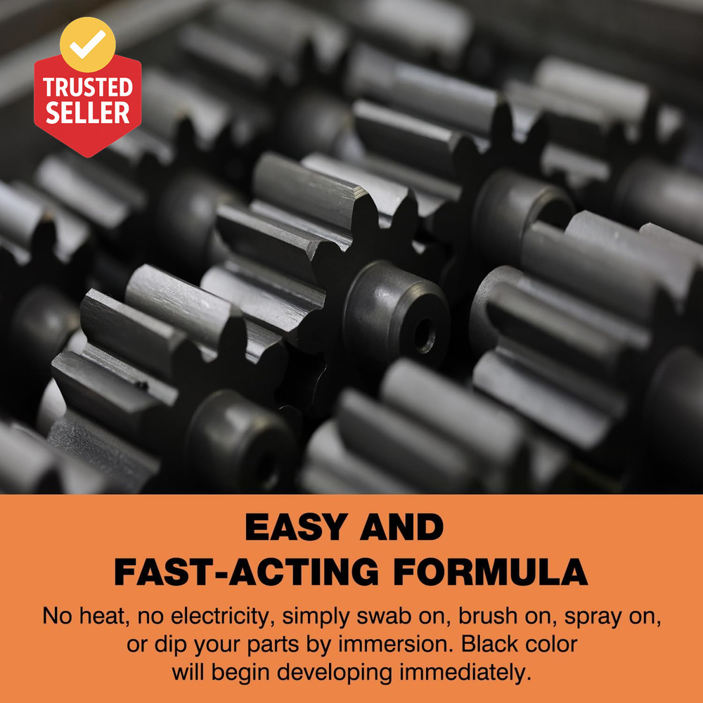 Black Oxide Coating Kit - Black Oxide Solution, Versatile Blackening Solution fo
