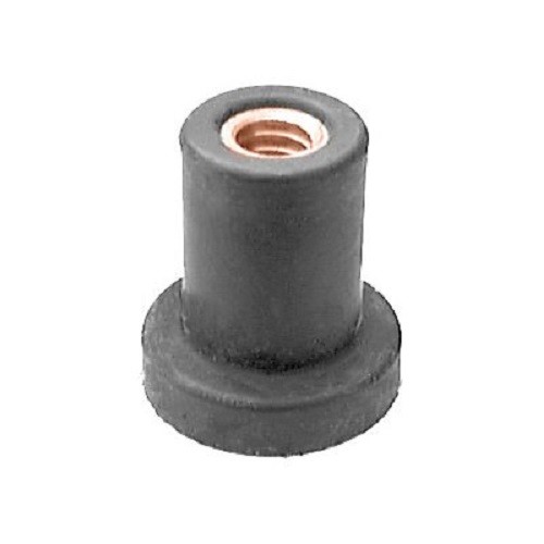 10 Well Nuts 1/4"-20 Thread .740 Head Diameter