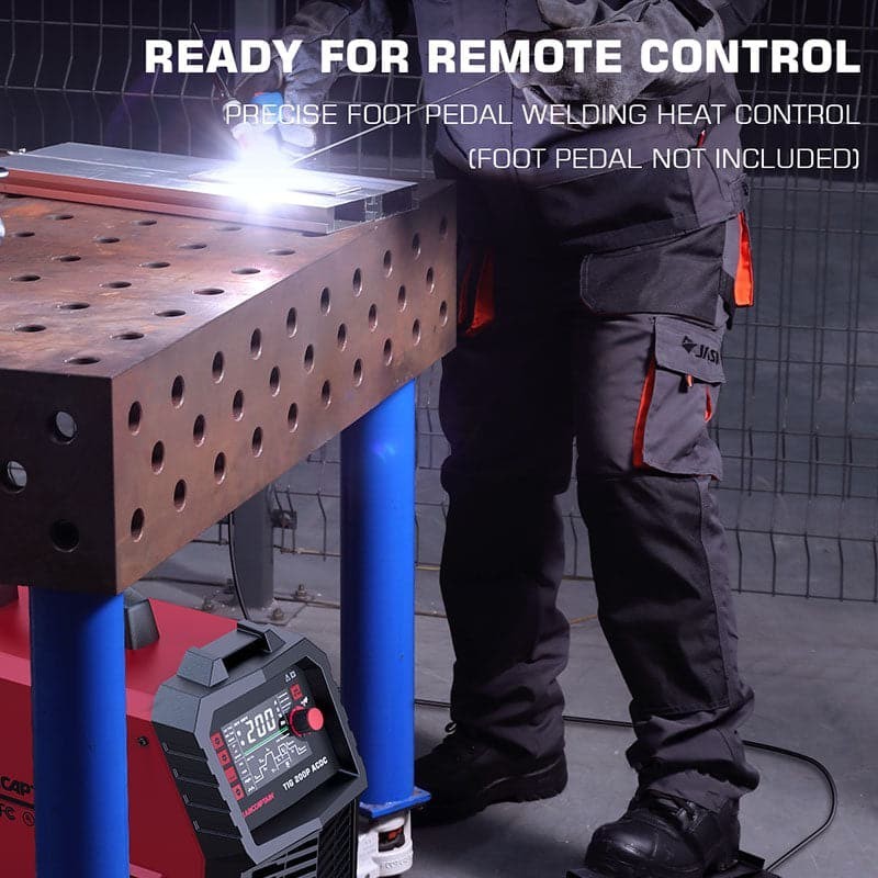 Arccaptain AC DC TIG200P Multi Process Pulse TIG Aluminum Welder