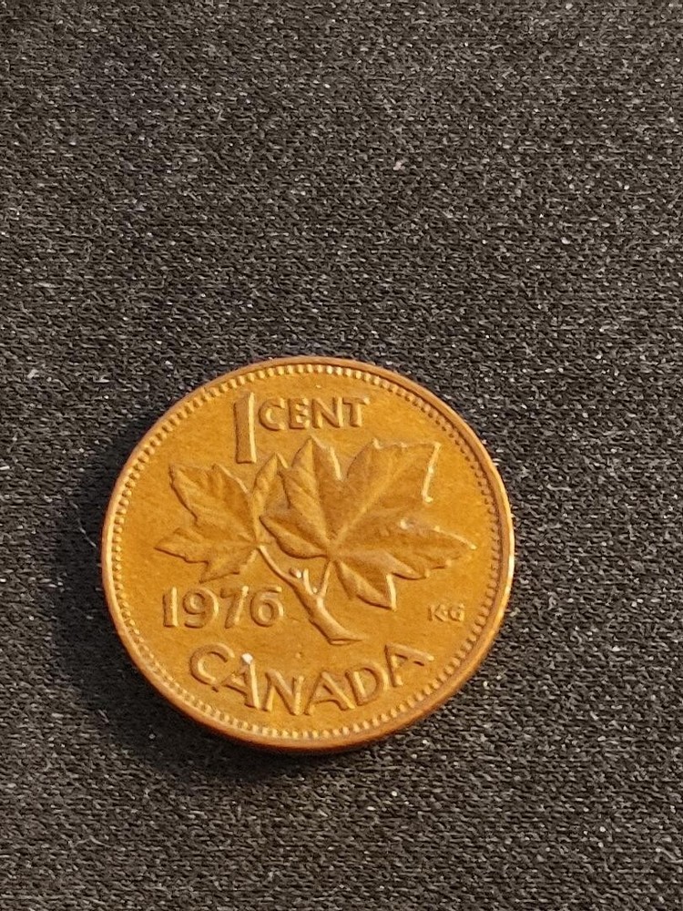1976 One Penny Canada