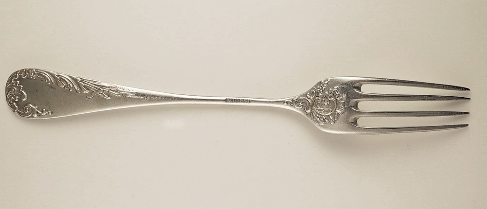Silver Spoon Stamped 800 FORK AND SPOON SET