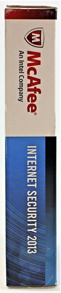 McAfee Internet Security 2013 1 PC Retail Box Disc For Windows XP 7 8