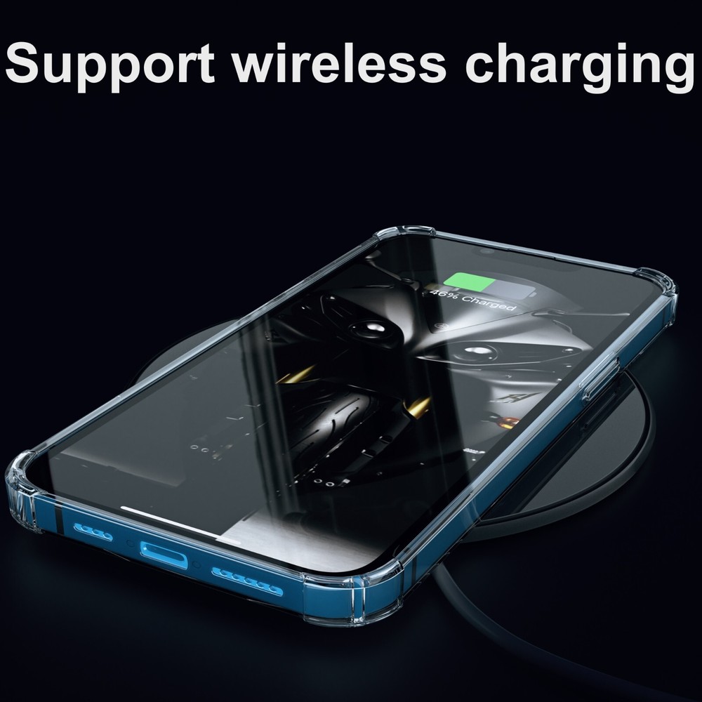 Case with Lens & Screen Protector for iPhone 14 13 12 11 Pro Max Mini Plus Case