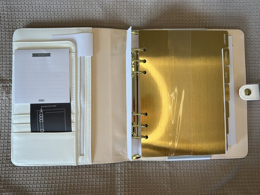 Kikki K Leather Personal Planner - BNIB (A5)