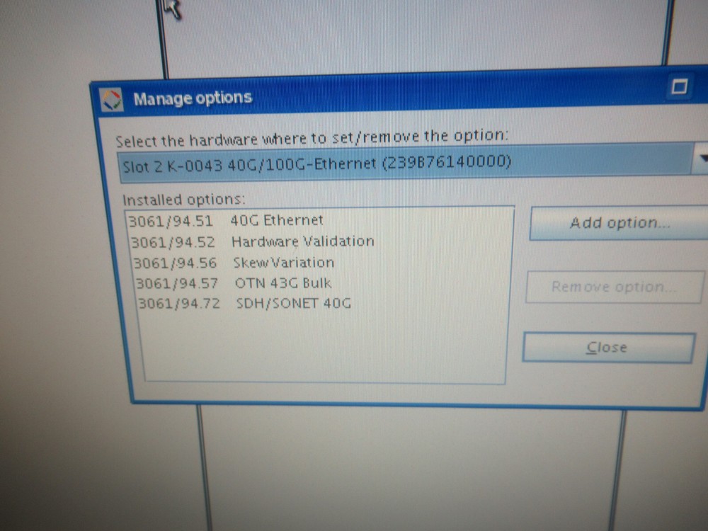 JDSU ONT-503 Optical Network Tester + 40/100G CFP Module -40G System