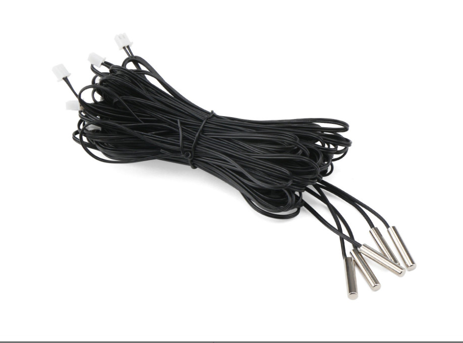 10K Temperature Sensor Probe DROK 5pcs 1 Meter Waterproof Temp Sensor Probe St