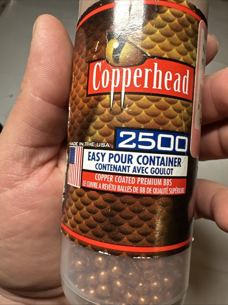 (#35). BBs - Premium Copperhead 2500 Count Copper Coated