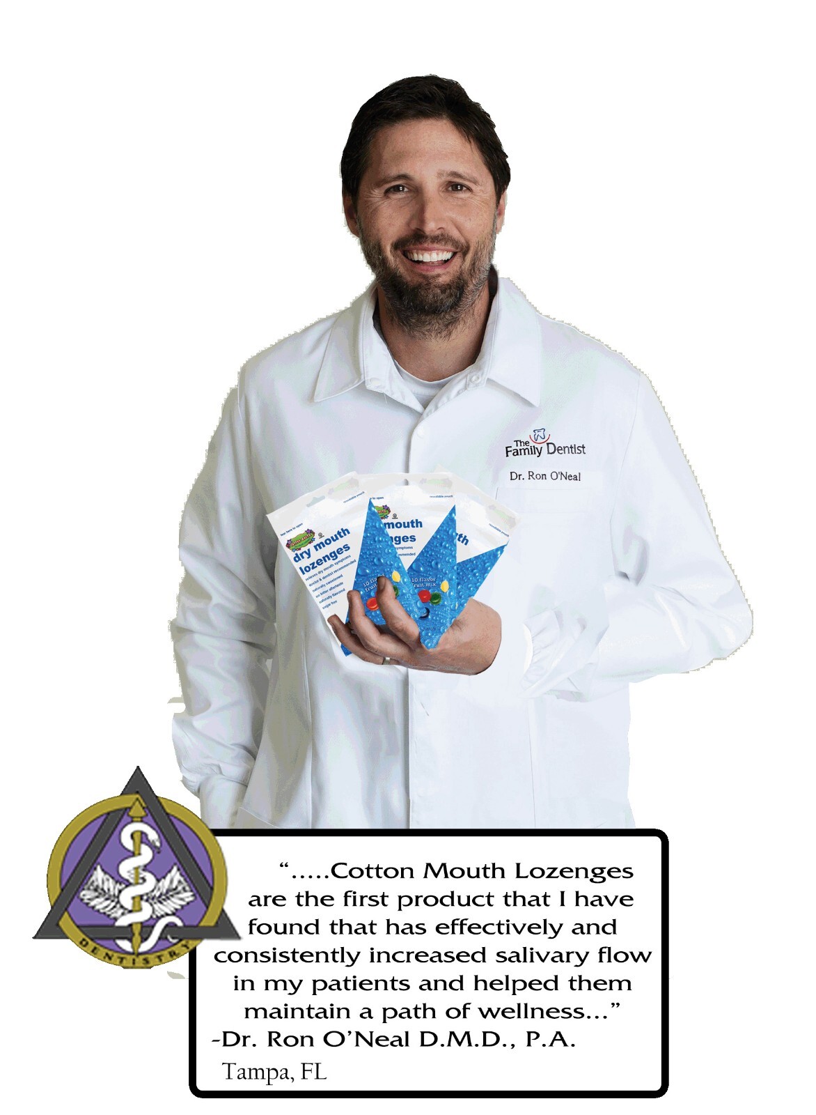 3pack Cotton Mouth Dry Mouth Relief Lozenges Fruit Mix Bag 30 Count EXP. 11/2026