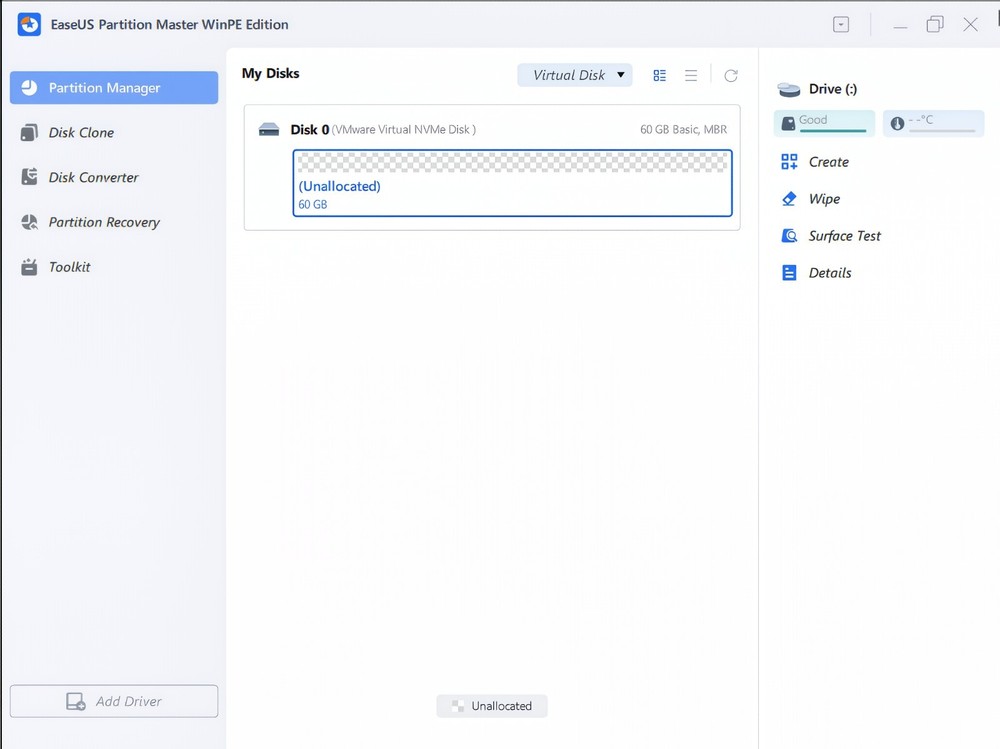EaseUS Partition Master Unlimited Bootable CD