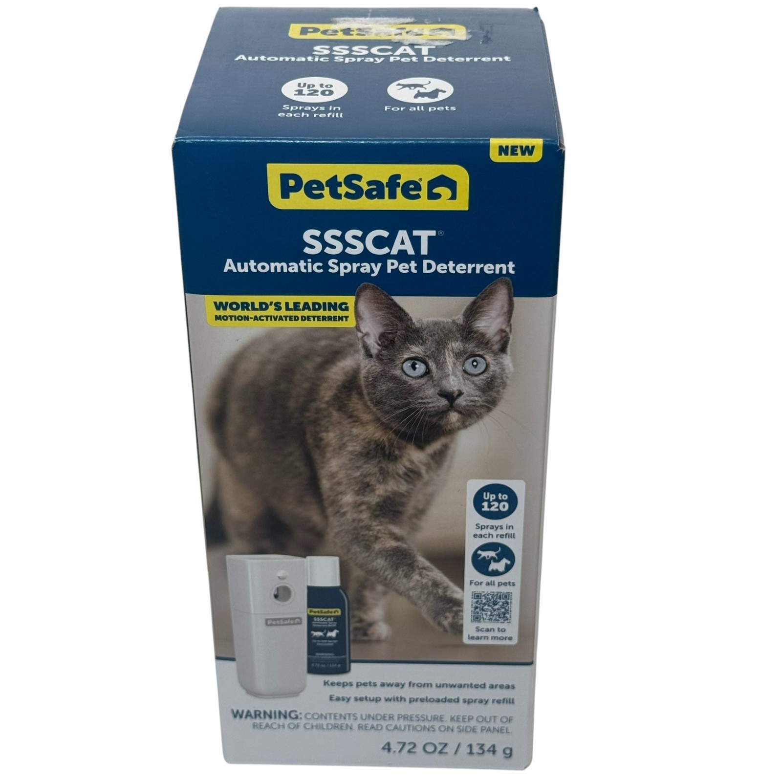 PetSafe SSSCAT Automatic Spray Cat Dog Deterrent Motion-Activated PPD00-17617