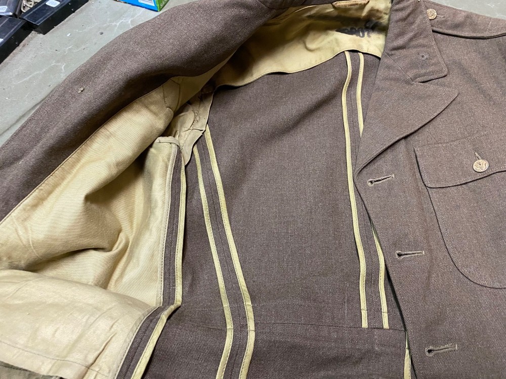 ORIGINAL WWII US ARMY M1938 CLASS A DRESS JACKET-SIZE 39L MEDIUM LONG