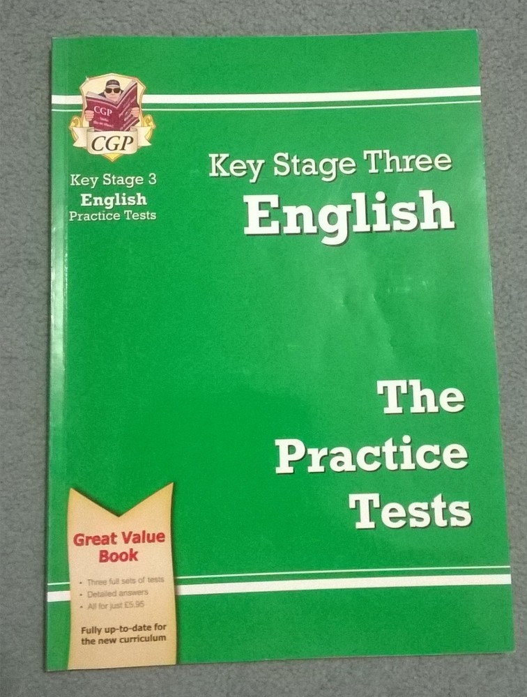 KS3 English The Practice Tests. CGP 2014 Paperback