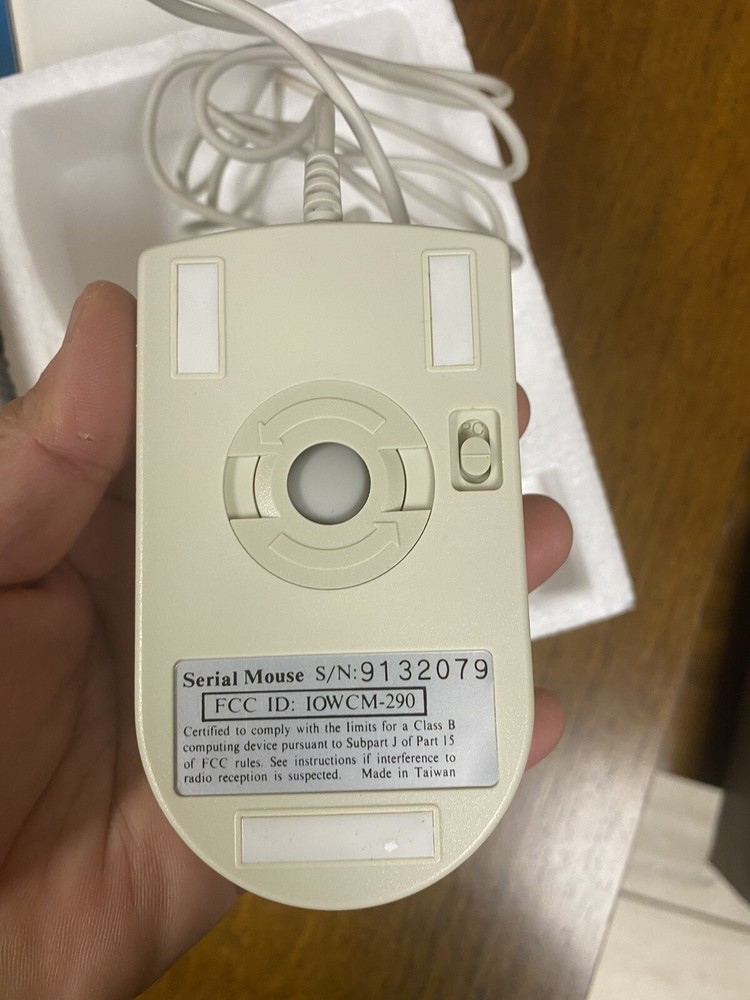 Goldstar Mouse Systems Serial Computer Mouse GMS-2002S From 1991