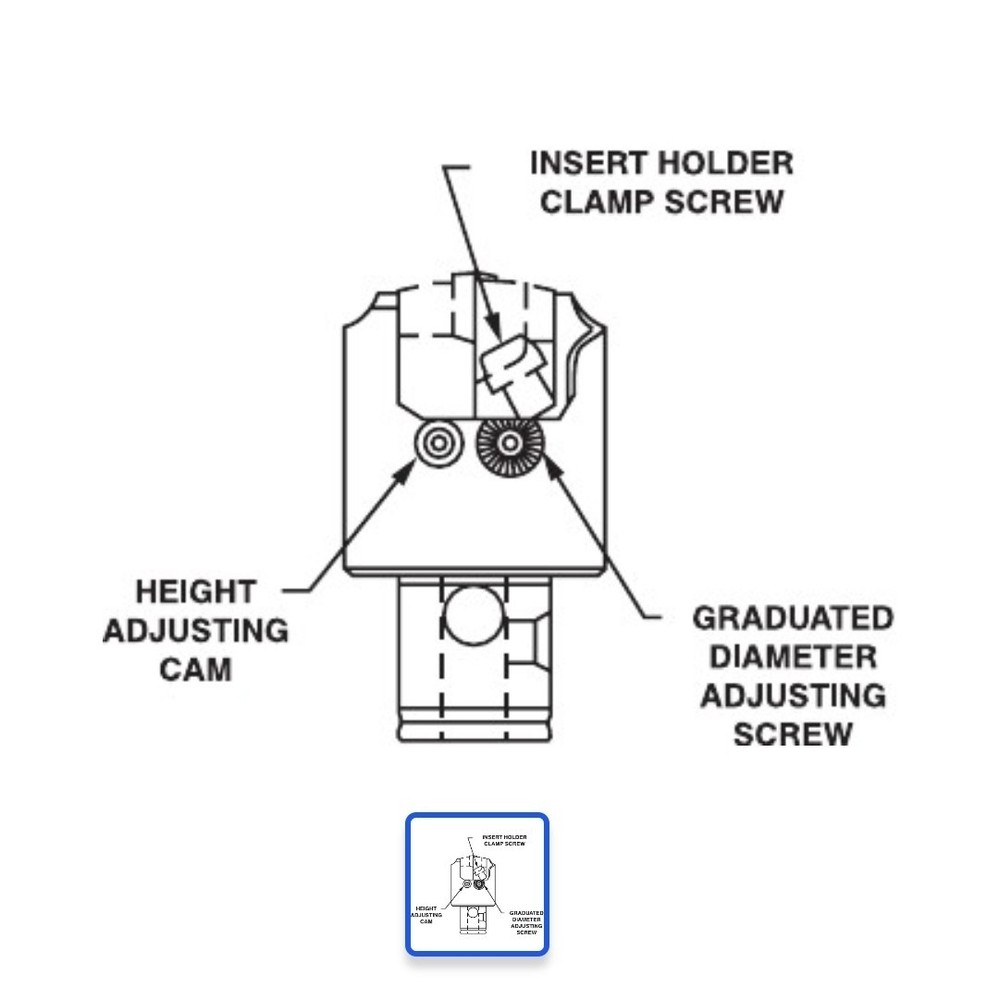 Parlec 4305-11 Diameter Adjust Screw
