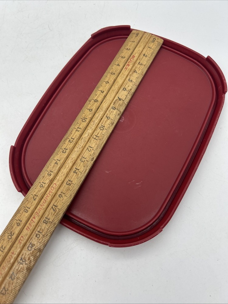 Tupperware Modular Mate Paprika Seal ONLY Replacement Lid Rectangular Oval 739-4