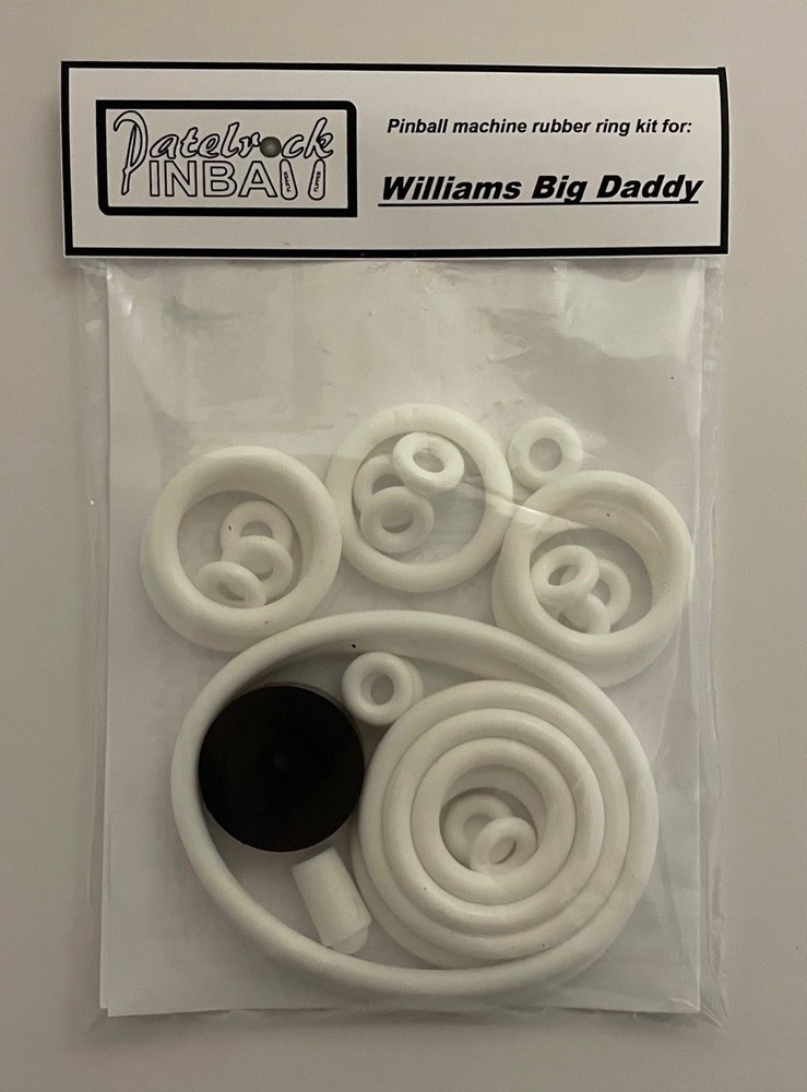1963 Williams Big Daddy Pinball Machine Rubber Ring Kit
