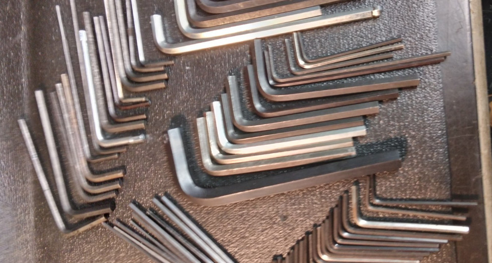 ASSORTED ALLEN WRENCHES 112 PCS. 2 LBS.