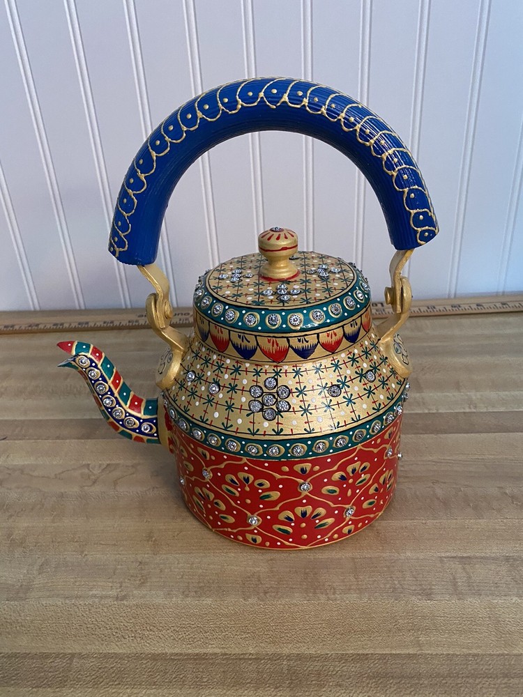 Preowned Aluminum Tea Pot by Gold Star Utensil Co..Multi-Color..
