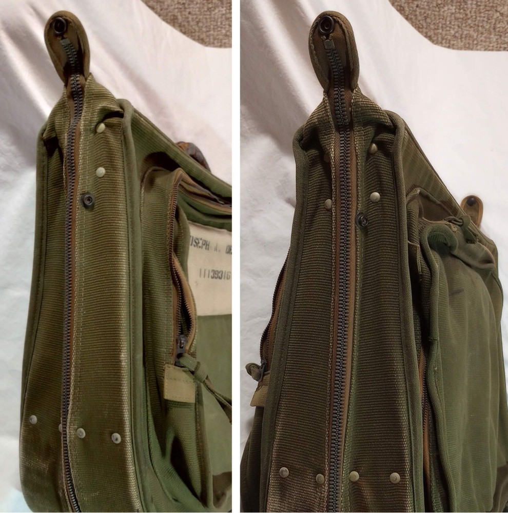 Original WW2 Air Force Army Type B-4 Flyers Canvas Pilot Crew Bag