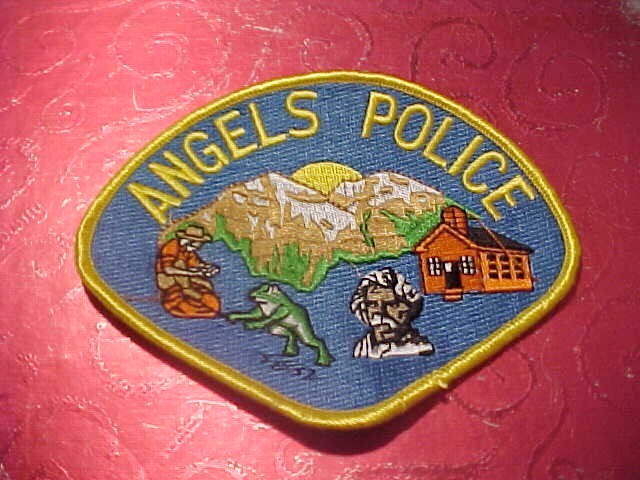 ANGELS CAMP CALIFORNIA POLICE PATCH SHOULDER SIZE UNUSED