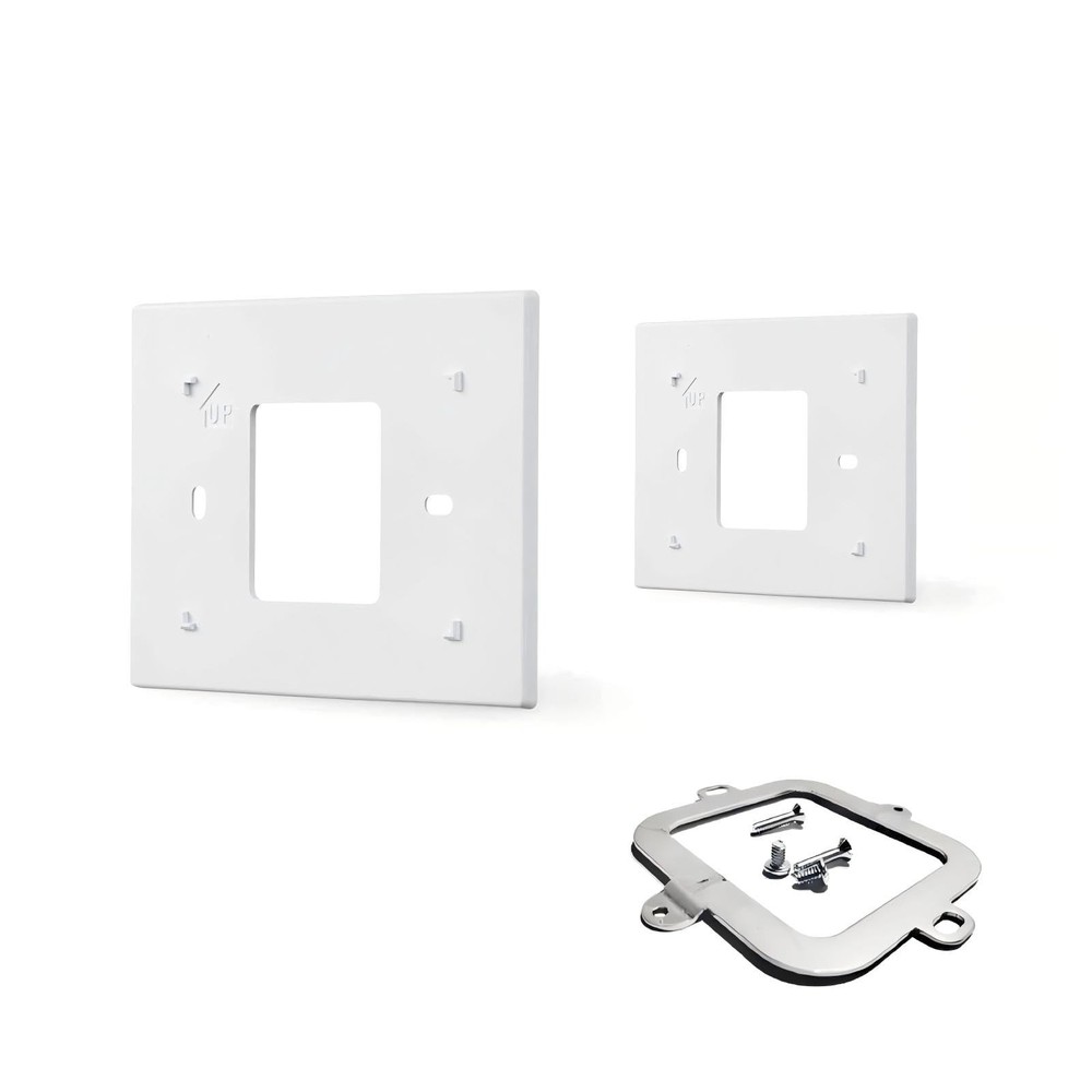 THP2400A1027W Thermostat Wall Plate Back White Cover Assembly (1)