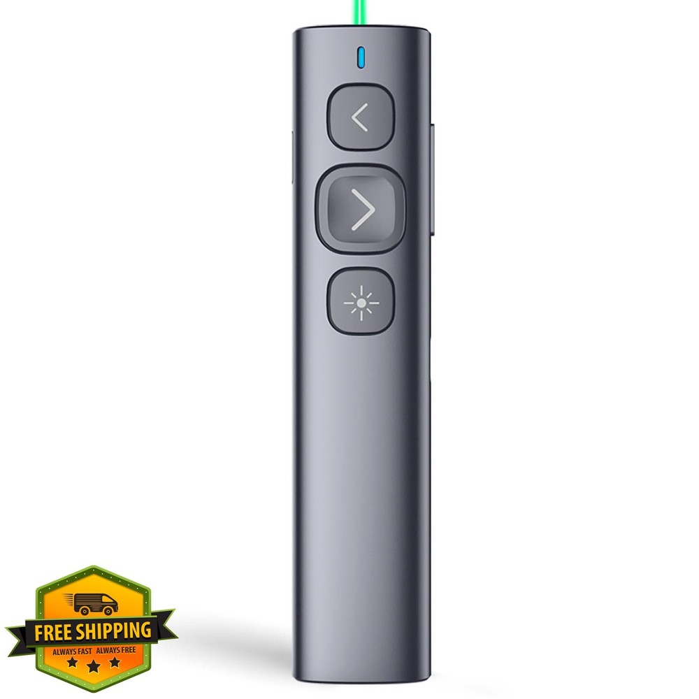 Norwii N95 Presentation Clicker Green Bluetooth USB Receiver